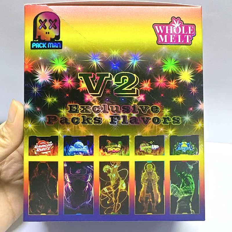 Whole Melt x Pack Man V2 Empty Disposable Vape 1ml with Screen Packaging Kit